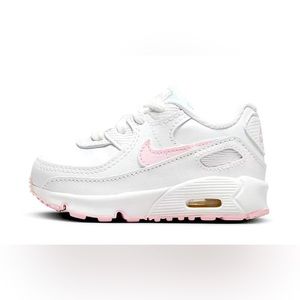 Nike Toddler's Air Max 90 LTR White/Pink size 10